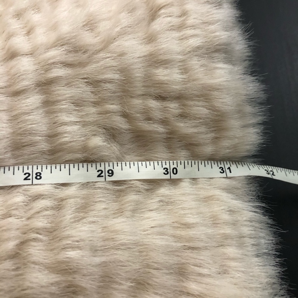 ANTHROPOLOGIE Plus Faux Fur Teddy Coat Noel 1X - Picture 7 of 8